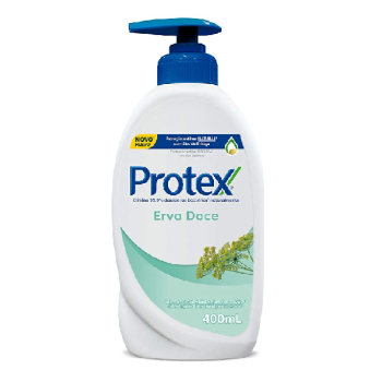 Sabonete Líquido Antibacteriano para as Mãos Protex Erva Doce 400ml