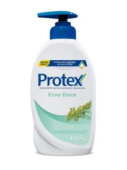 Sabonete Líquido Antibacteriano para as Mãos Protex Erva Doce 400ml