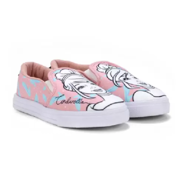 Slip On Infantil Disney Cinderela Feminino