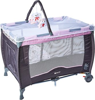 Berço Portátil, Toybar, Cosco, Rosa
