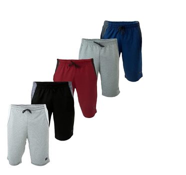 Kit 5 Bermuda Moletom Masculina Original 100% Algodão