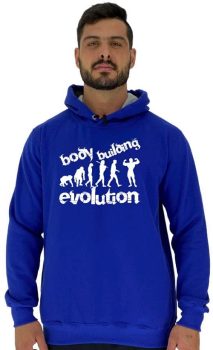 Blusa de Moletom Peluciado com Capuz Masculino MXD Conceito Flanelado Academia Passeio