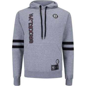 Blusão do Brooklyn Nets NBA com Capuz Canguru N429A – Masculino