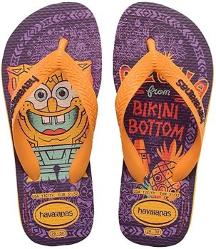 Chinelo Top Spongebob, Havaianas, Adulto Unissex
