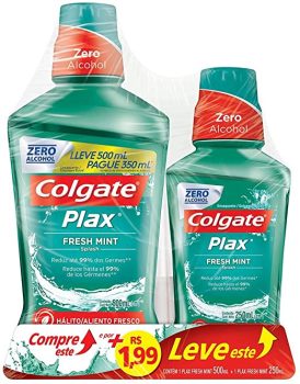 Enxaguante Bucal Colgate Plax Fresh Mint 500ml – Colgate Plax IceFusion 250ml