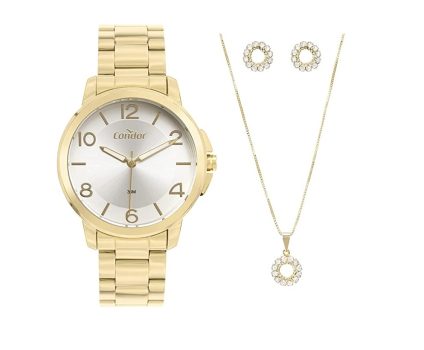 Kit Condor Feminino Dia A Dia Dourado – COPC21AECW/K4K