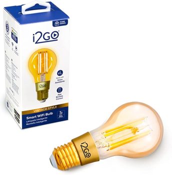 Lâmpada Inteligente Smart Lamp I2GO Vintage Wi-Fi LED Filamento I2GO – I2GO Home – Compatível com Alexa