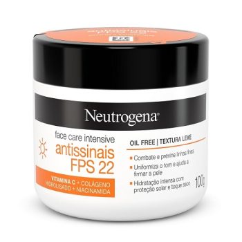 Neutrogena® Face Care Intensive Antissinais Fps 22 100G, Neutrogena