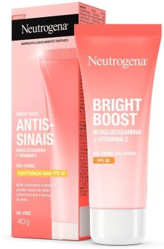 Neutrogena Gel Hidratante Facial Bright Boost Antissinais FPS 30 40ml
