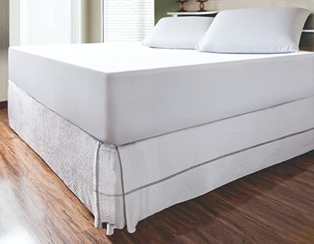 Fibrasca Protetor de Colchão Impermeável O SILENCIOSO – King 193 x 203, branco