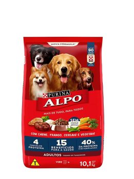 NESTLÉ PURINA ALPO Ração Seca para Cães Receitas Caseiras Carne Grelhada com Vegetais 10,1kg