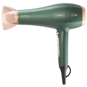 Secador de Cabelos Britânia Tourmaline Íon Motor DC Verde – 2000W