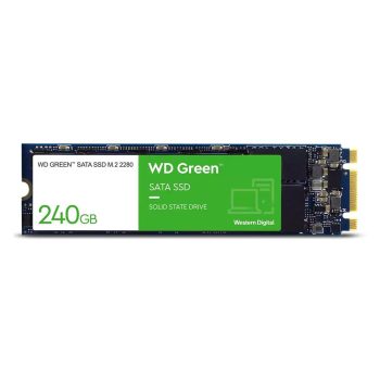 SSD WD Green, 240GB, M.2, Leitura 545MB/s – WDS240G3G0B