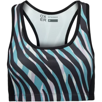 Top Fitness Oxer Recortes Animal Estampado – Adulto