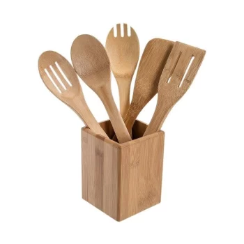 Jogo de Utensílios Bambus 6 Peças – Home Style