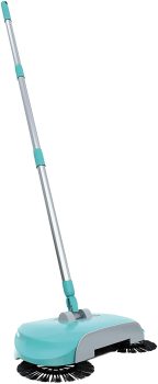 Vassoura Mágica com Cerdas Giratórias, Varre e Recolhe poeira e migalhas, MOP0184, Flash Limp