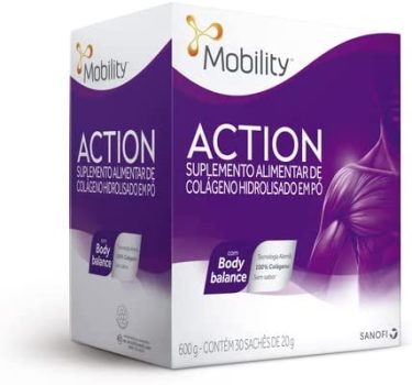 Suplemento de Colágeno Mobility Action, 30 sticks com 20g, Mobility
