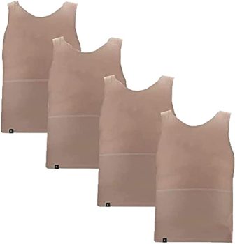 KIT 4 Cintas Modeladora e Postural Masculina Reduz Medidas Bodyshaper