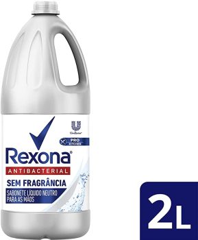 Sabonete Líquido Neutro Antibacterial para as Mãos sem Perfume Rexona Pro Kitchen Frasco 2l, Rexona