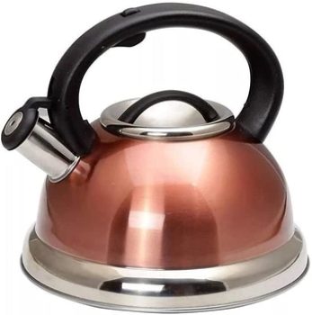 Chaleira Inox com Apito 3L Cobre