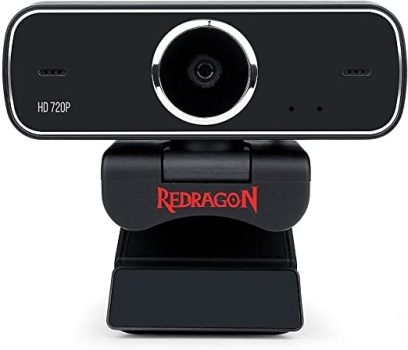 Webcam Gamer e Streamer Redragon Fobos 720p GW600, Preto