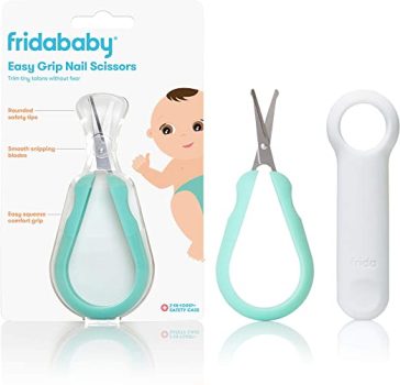 Tesoura de unhas Easy Grip da Frida Baby, itens essenciais de cuidados para unhas de bebês recém-nascidos