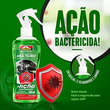 Limpador Multiuso Bactericida PROAUTO 200 ml
