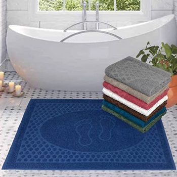 Kit Com 10 Toalhas de Piso Pézinho Tóquio – 45x70cm – Central Toalhas (Variadas)