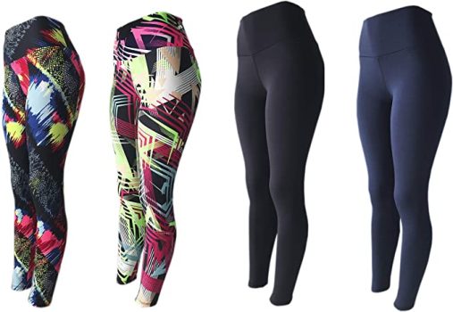 KIT 4 Legging Fitness Suplex Lisa ou Estampada