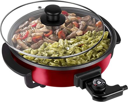 Panela Elétrica Multifuncional Vermelho, 110v, Cadence