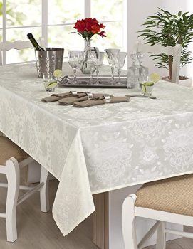 Branyl Facilita Calém Toalha de Mesa, Bege, 1.4 x 1.4 m