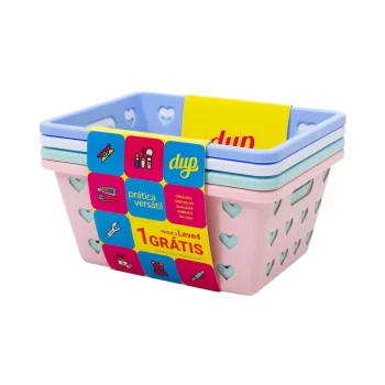 Conjunto de cestas organizadoras peq L4P3 color dup