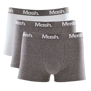 Kit 3 Cuecas Boxer Algodão, Mash, Masculino