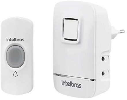 Campainha Eletrônica Sem Fio com Bateria Intelbras CIB 100 Branco