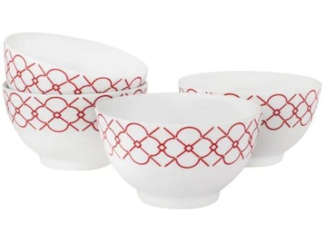Conjunto de Bowls de Porcelana 4 Peças – Schmidt Mosaico