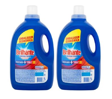 Kit Sabão Líquido Brilhante Limpeza Total – 5L 2 Unidades