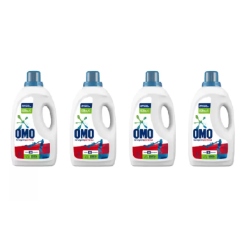 Kit Sabão Líquido Omo Multiação Lavagem Perfeita – 3L 4 Unidades