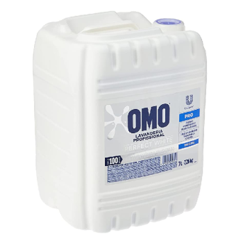 Lava-Roupas Líquido Concentrado Lavanderia Profissional Omo Perfect White Pro Galão 7l, OMO