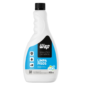 Limpador de Porcelanatos Pisos e Superfícies WAP LIMPA PISOS 500ML, Branco e azul