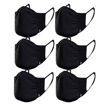 Kit com 6 Máscaras Bac OFF Microfibra Sem Costura Inativa Vírus, Lupo