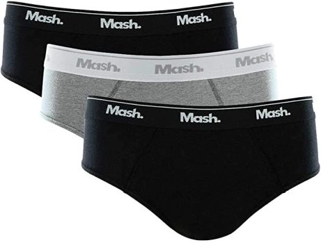 Kit 3 Cuecas Slip Algodão, Mash, Masculino
