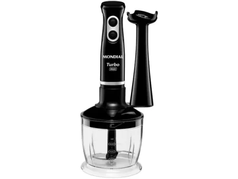Mixer Mondial Preto e Prata 350W Turbo Max M-13 – 2 Velocidades