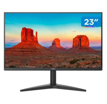 Monitor para PC AOC Série B1 24B1XHM 23,8” – LED Widescreen Full HD HDMI VGA