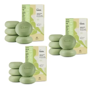 Kit Sabonete em Barra Puro Vegetal Tododia Alecrim e Sálvia