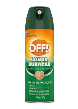 Off Repelente Longa Duração Aerossol 177ml, Off