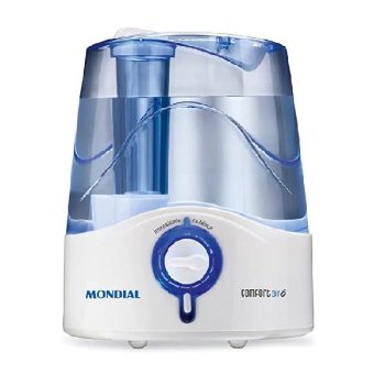 Umidificador de Ar Mondial, Comfort Air 6, Bivolt, Branco/Azul, 35W – UA-07
