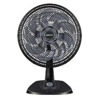 Mallory Neo Air 15 Ventilador de Mesa, Preto/Cinza, 110 V