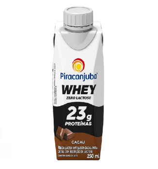 Whey Zero Lactose Sabor Cacau Piracanjuba 250ml