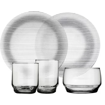 Aparelho de Jantar Diamante 20 Peças – Nadir