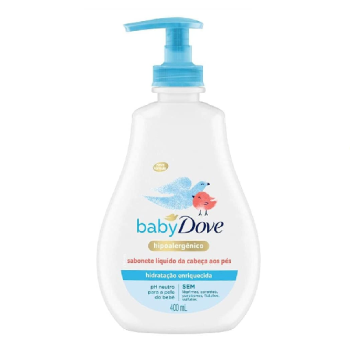 Dove Baby Sabonete Líquido Hidratação Enriquecida, 400 ml